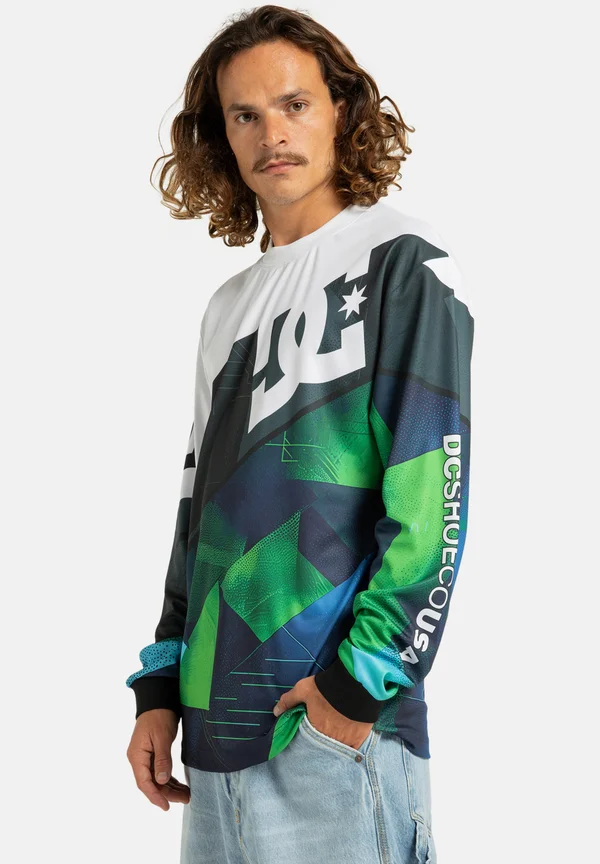 BURN OUT - Long sleeved top - lime green