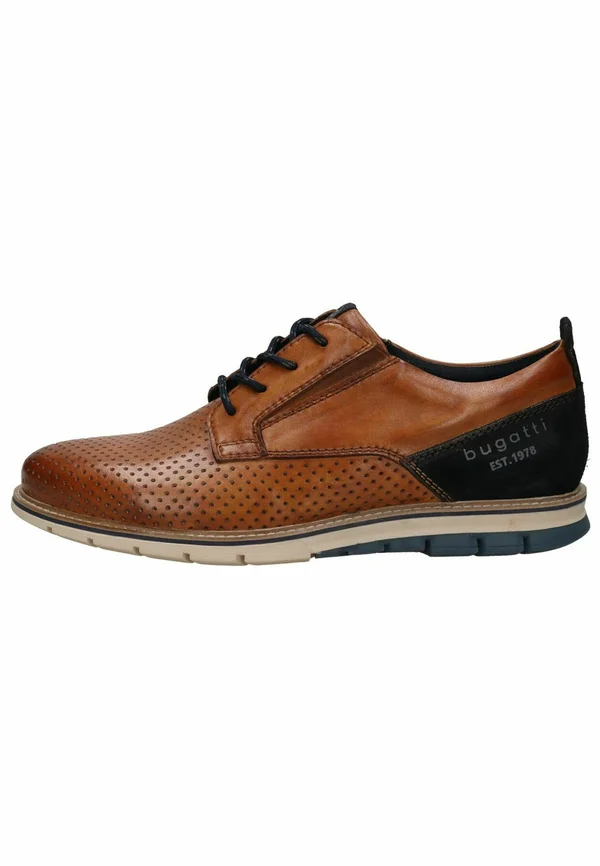 BUSINESS - Casual lace-ups - cognac