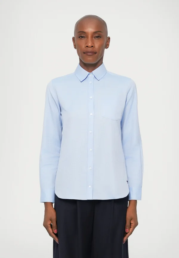 Button-down blouse - azzurro