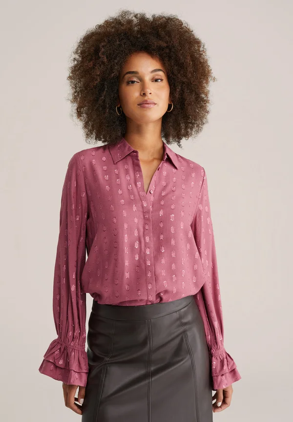 Button-down blouse - pink