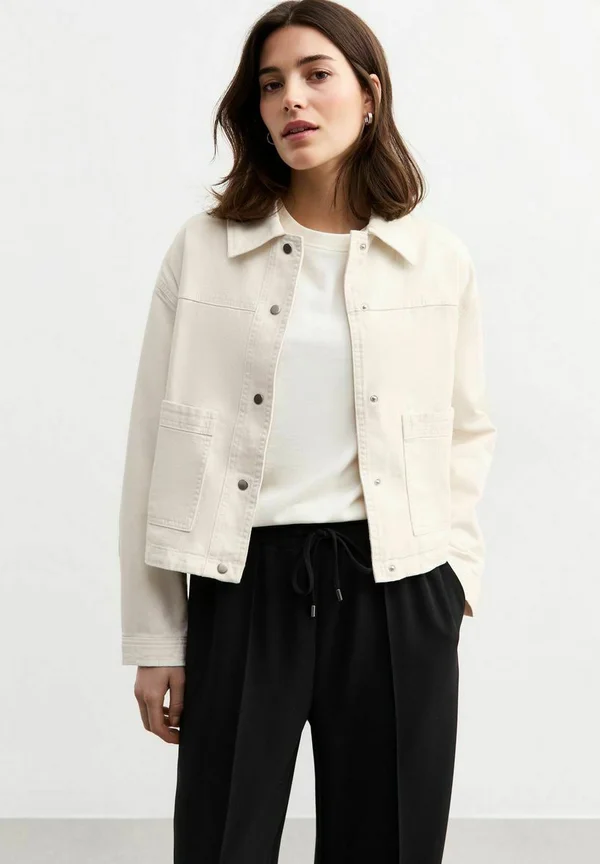 BUTTON UP - Light jacket - stone
