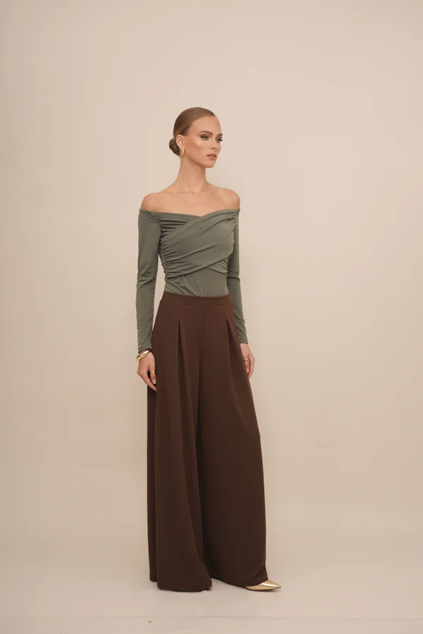 BUZZ TROUSER - Trousers - dark brown