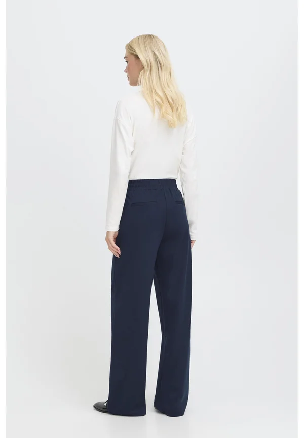 BYRIZETTA WIDE PANTS 2 - Tracksuit bottoms - copenhagen night