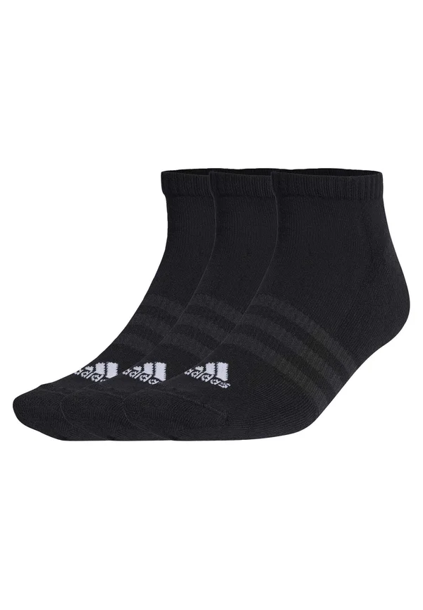 C SPW LOW 3P - Trainer socks - black /white