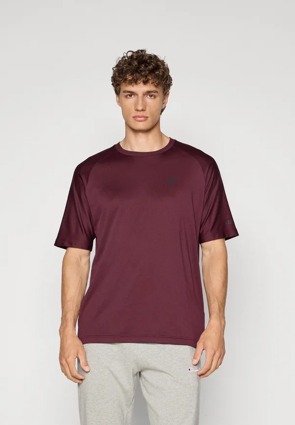 C-TECH CREWNECK  - Sports T-shirt - bordeuax