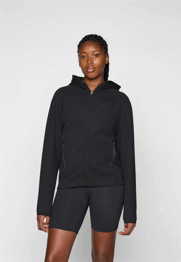 C-TECH FULL ZIP HOODIE INTERLOCK - Zip-up sweatshirt - black