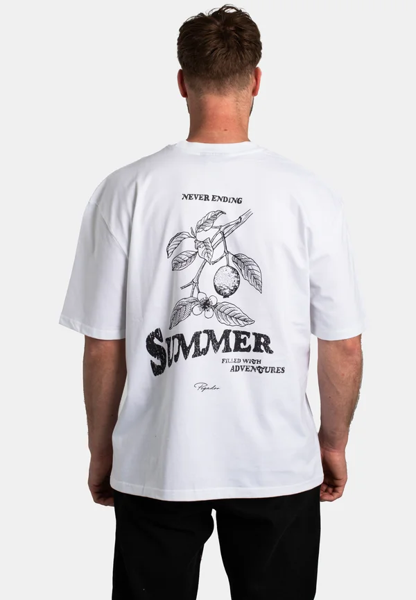 CABERRY TEE - Print T-shirt - white