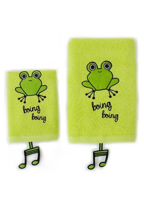 CACHA FROG  2ER SET - Bath towel - green