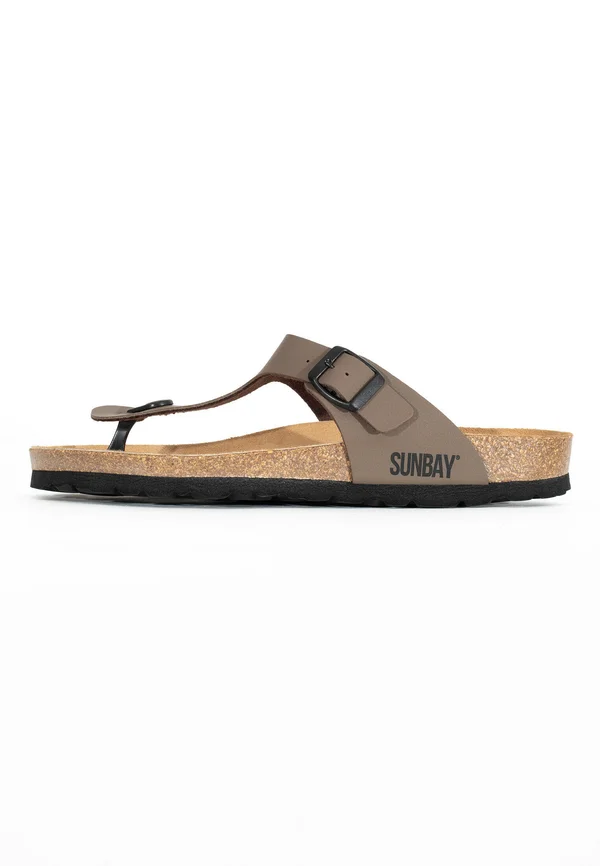 CAMELIA - T-bar sandals - brown