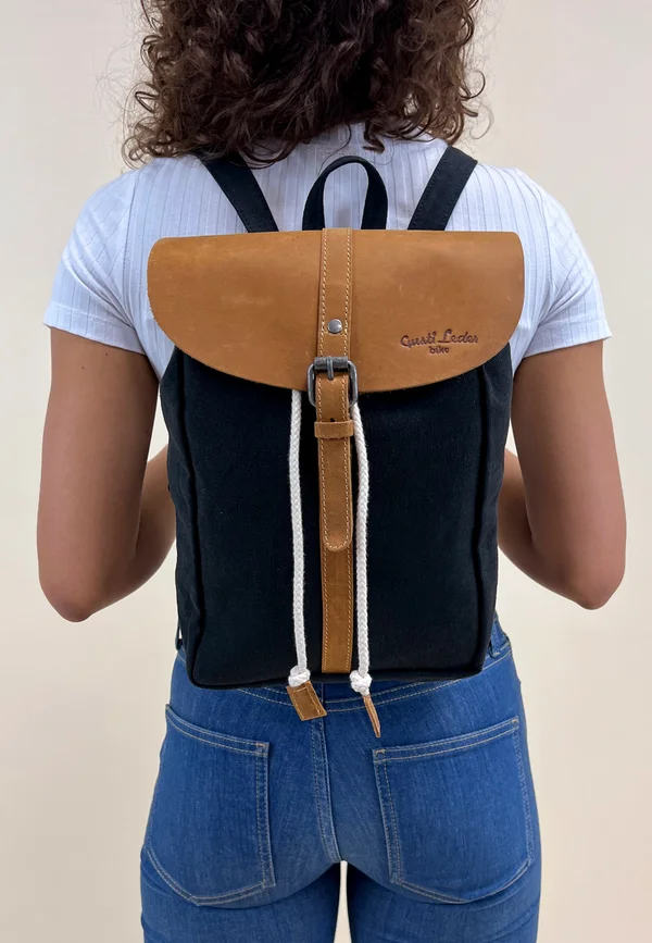 CAMILLE D. - Rucksack - dunkelblau mit lenkeradapter