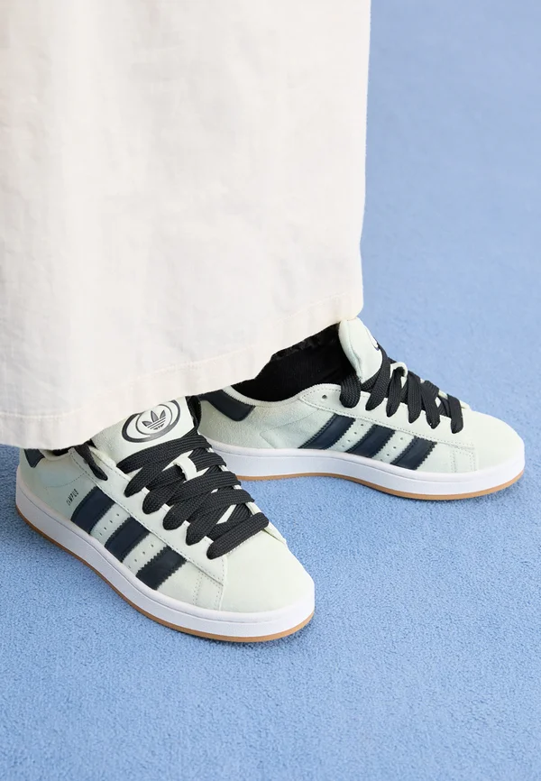 CAMPUS 00S - Skate shoes - linen green/core black/footwear white