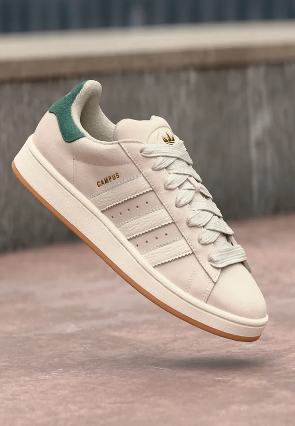 CAMPUS 00S UNISEX - Skate shoes - alumina/off white/collegiate green