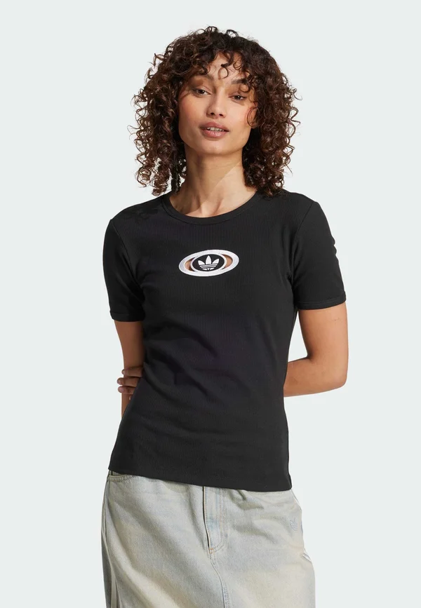 CAMPUS TEE - Print T-shirt - black