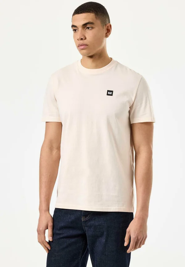 CANNON BADGE TEE - Basic T-shirt - alabaster