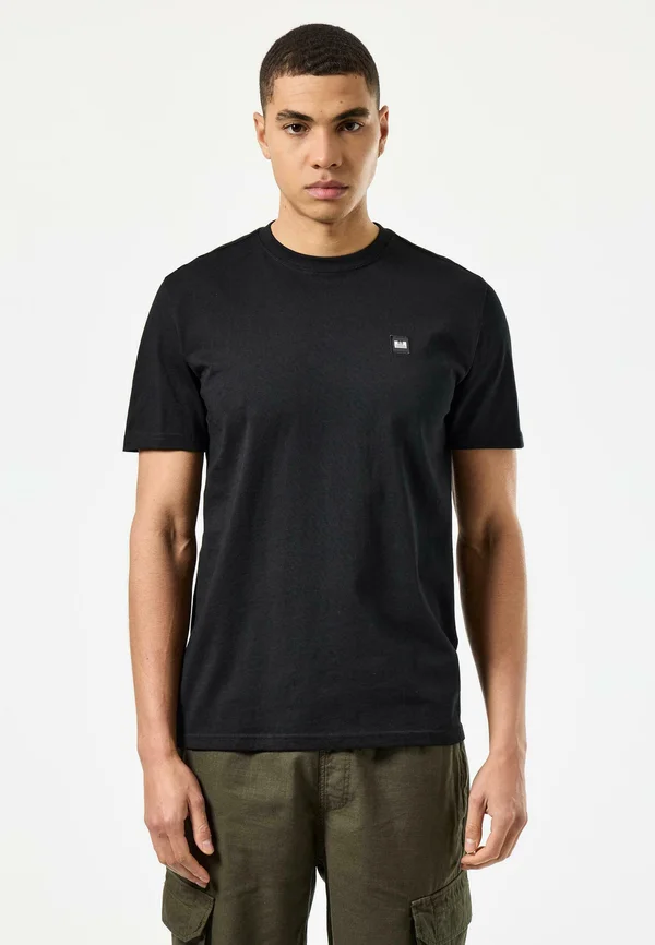 CANNON BADGE TEE - Basic T-shirt - black