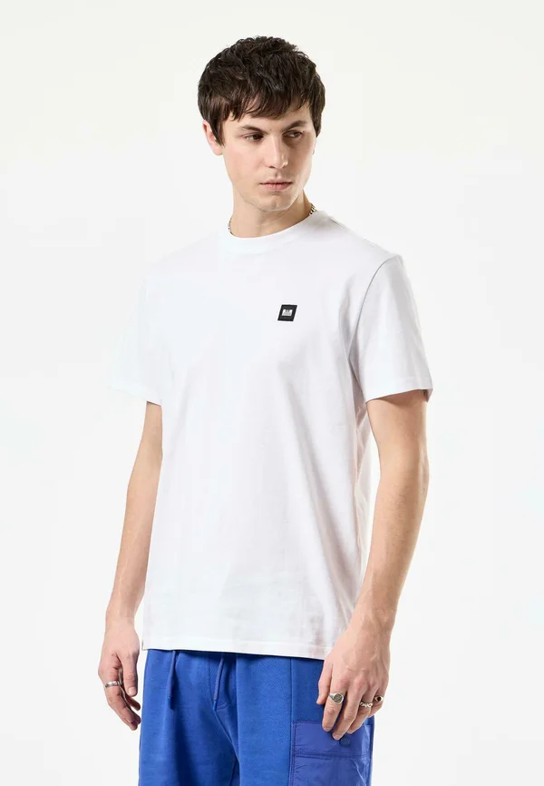 CANNON BADGE TEE - Basic T-shirt - white