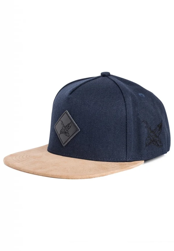 Cap - beige blau