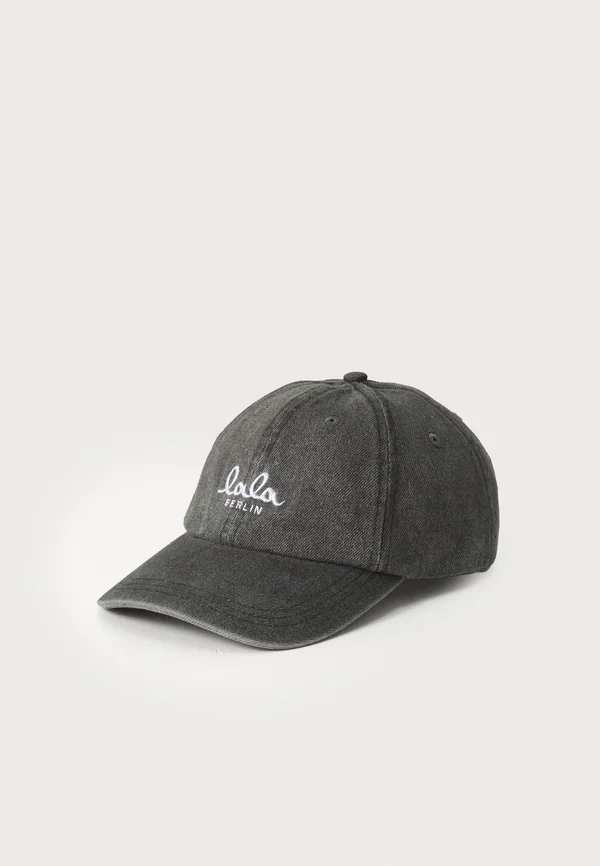 CAP CARLO WASHED BLACK - Cap - washed black