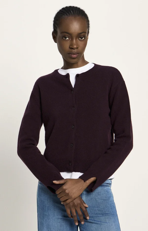 Cardigan - bordeaux
