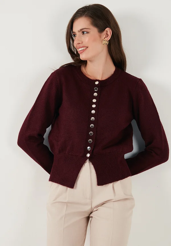 Cardigan - bordeaux