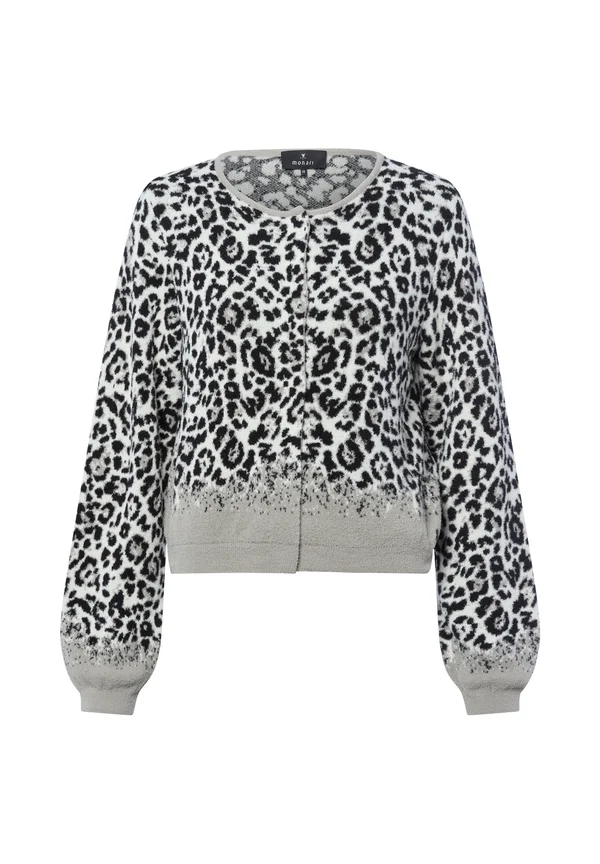 Cardigan - ecru/schwarz