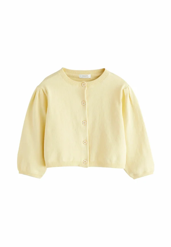Cardigan - lemon yellow
