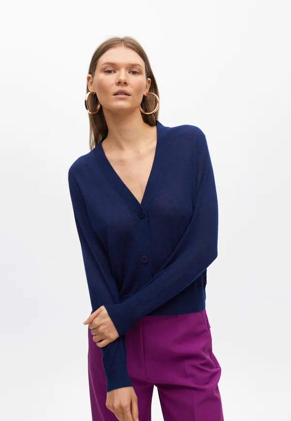 Cardigan - navy blue