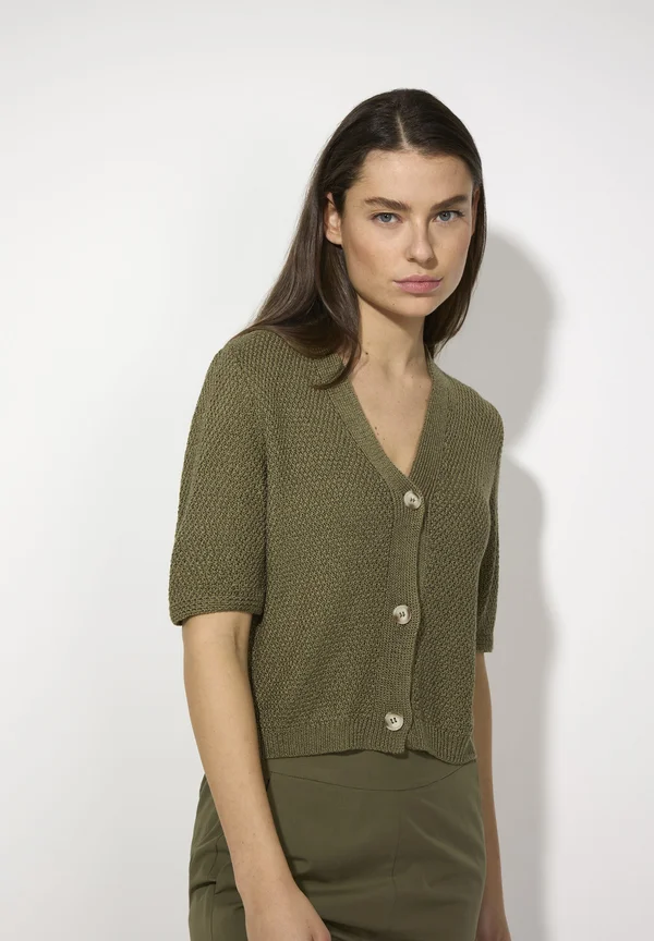 Cardigan - oliv
