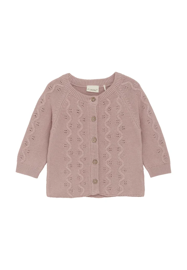 Cardigan - pale mauve