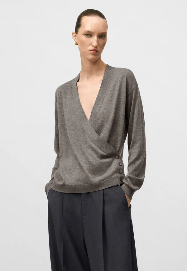 Cardigan - taupe
