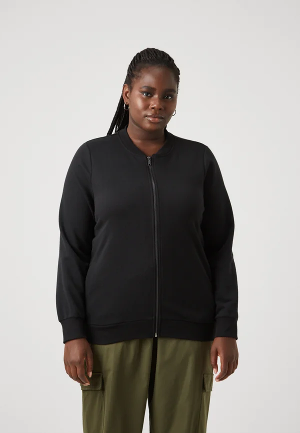 CARJOYCE - Bomber Jacket - black