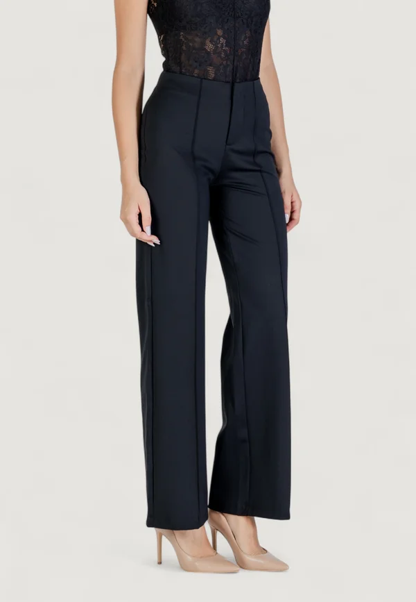 CARLA FLARE  - Trousers - black