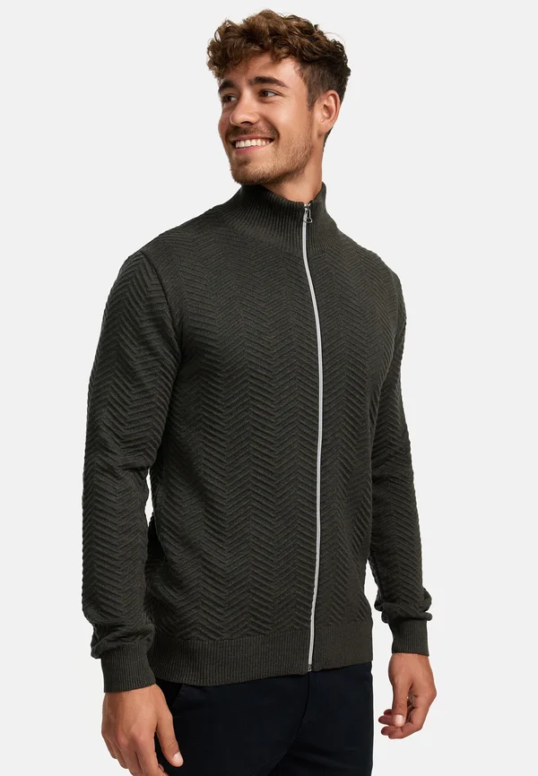 CARLO - Cardigan - army mix