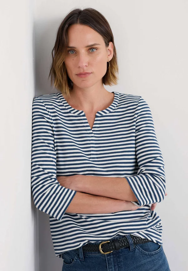 CARLYON - Long sleeved top - navy pellitras squall