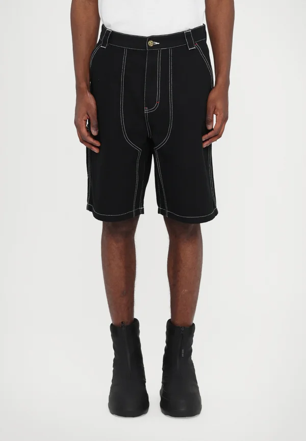 CARPENTER  - Denim shorts - black