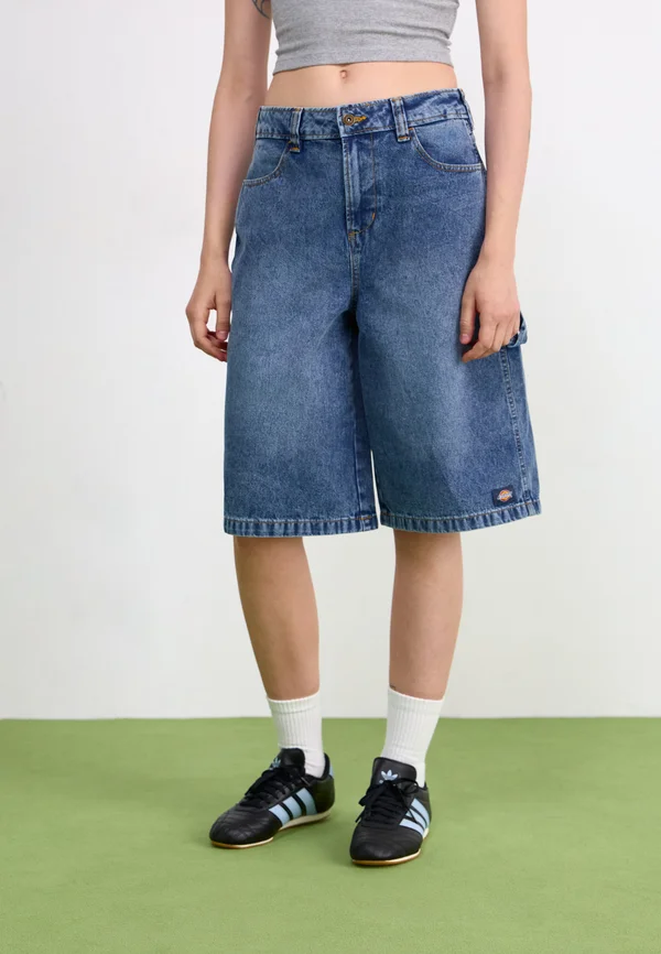CARPENTER JORT  - Denim shorts - rinsed blue