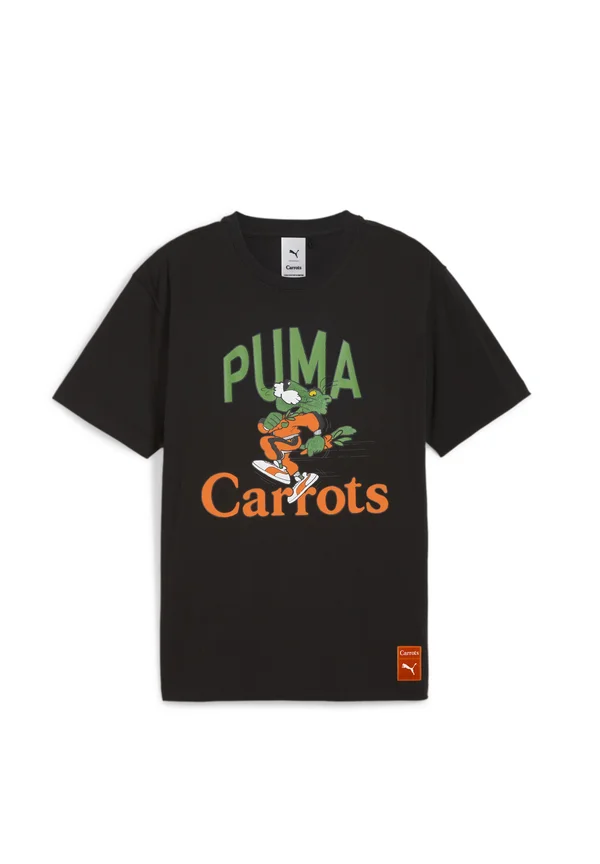 CARROTS GRAPHIC - Print T-shirt - black
