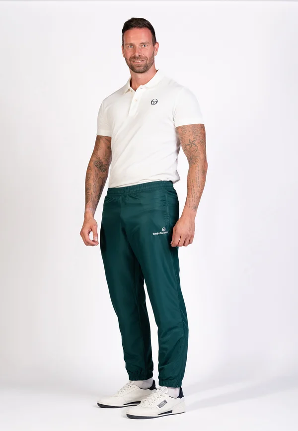 CARSON - Tracksuit bottoms - botanical white