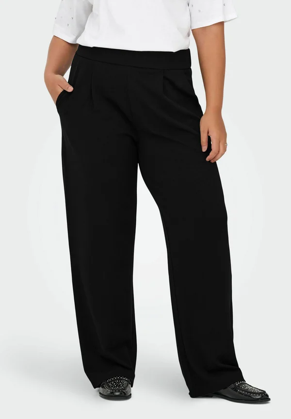 CARSTILLA NORMAL GESCHNITTEN - Trousers - black