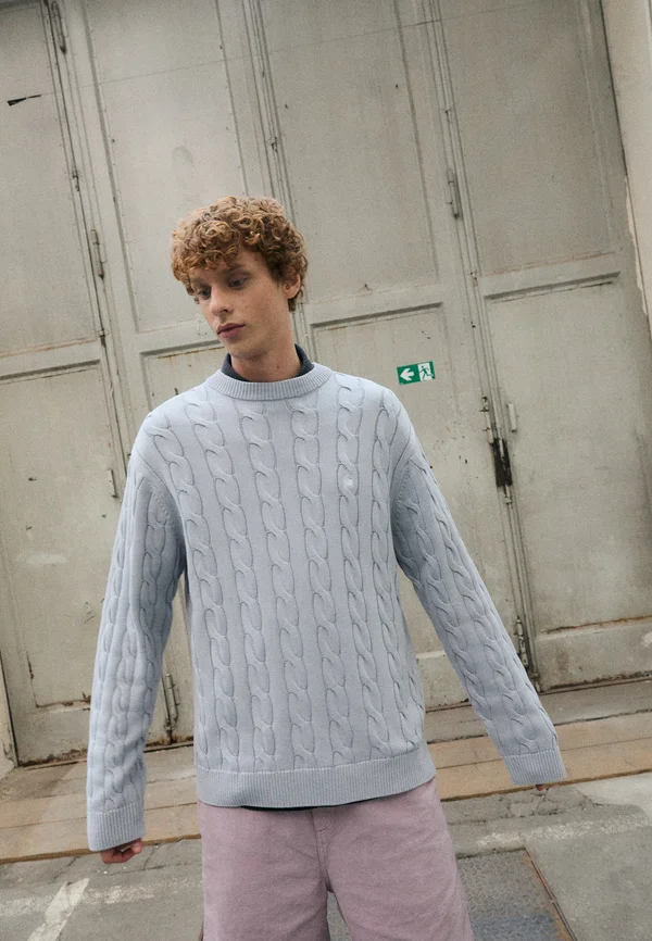 CARTER  - Jumper - blue fog dyed
