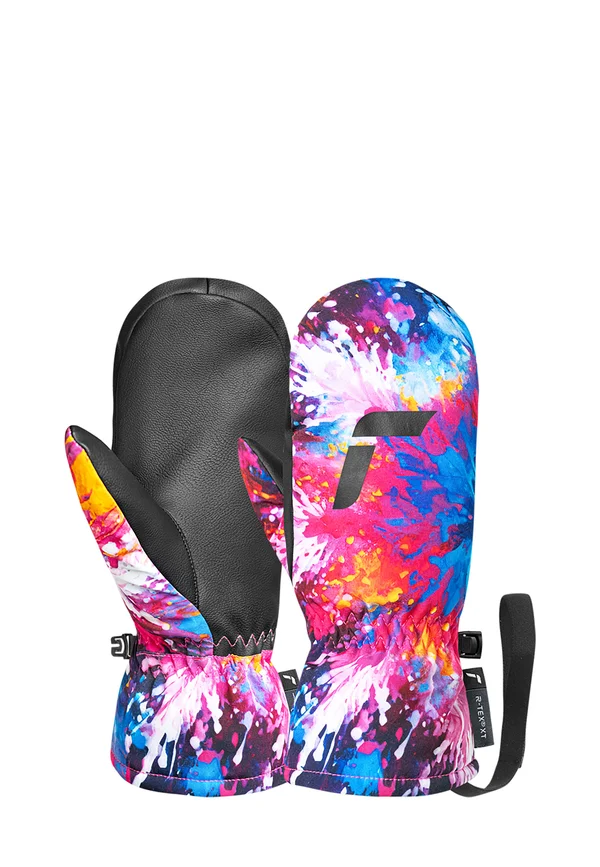 CARTER - Mittens - blck multicol snowfla