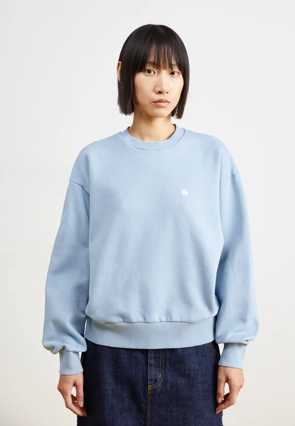 CASEY - Sweatshirt - frosted blue/silver