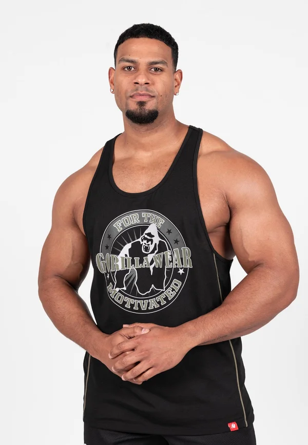 CASPER STRINGER - Top - black green