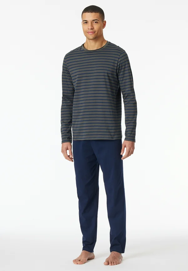 CASUAL ESSENTIALS - Pyjama set - anthrazit blau