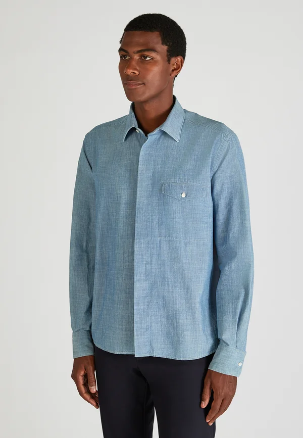 CASUAL FIT CHAMBRAY - Shirt - medium blue