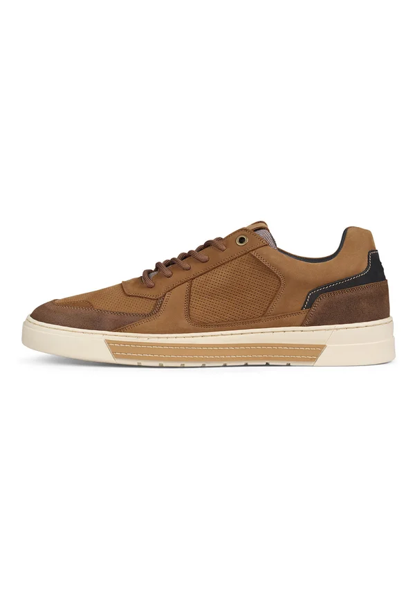 Casual lace-ups - cognac  navy