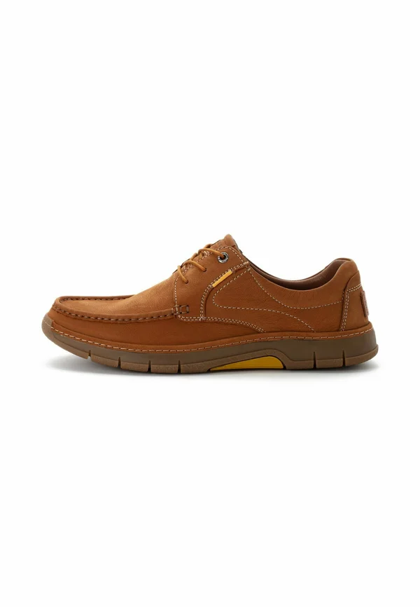 Casual lace-ups - cognac