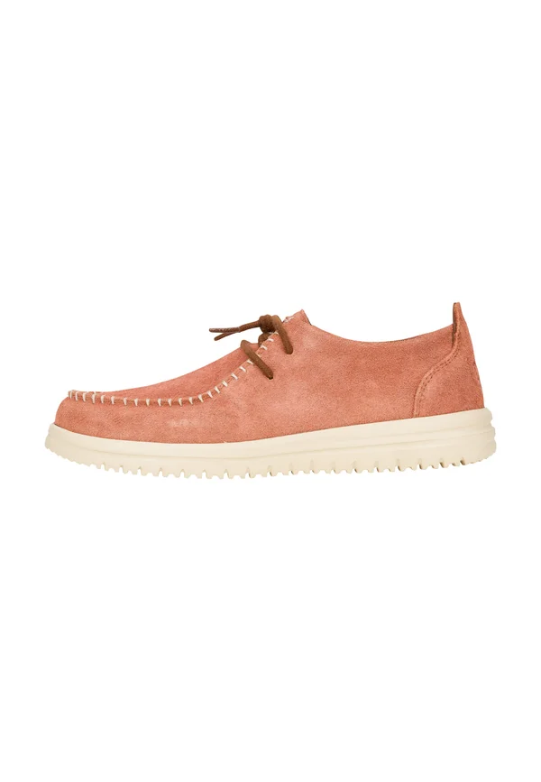 Casual lace-ups - copper brown wood ash