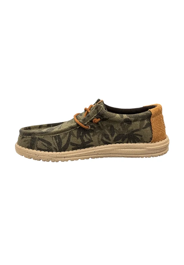 Casual lace-ups - kaki