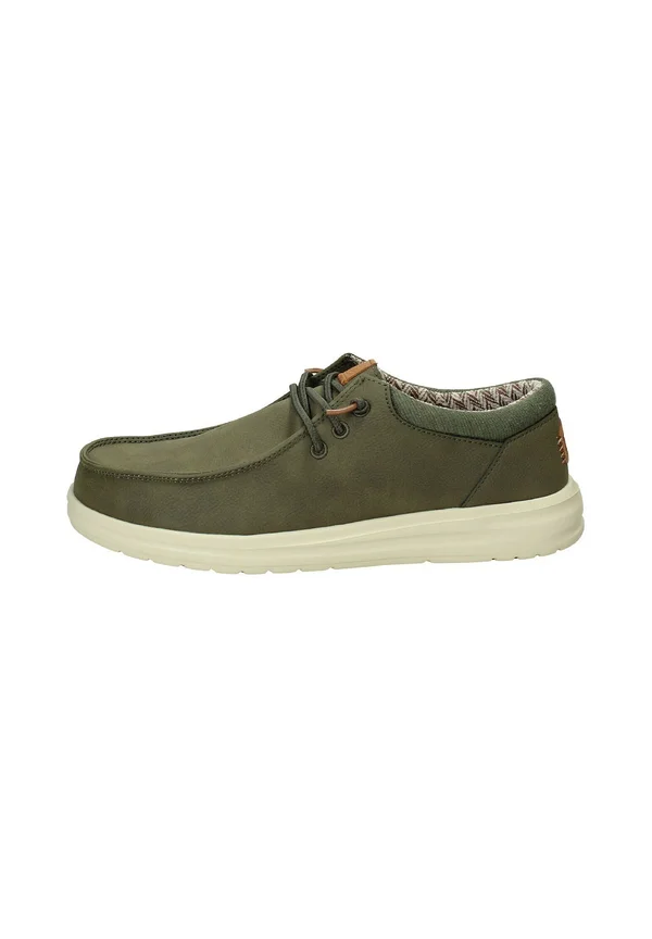 Casual lace-ups - oliva